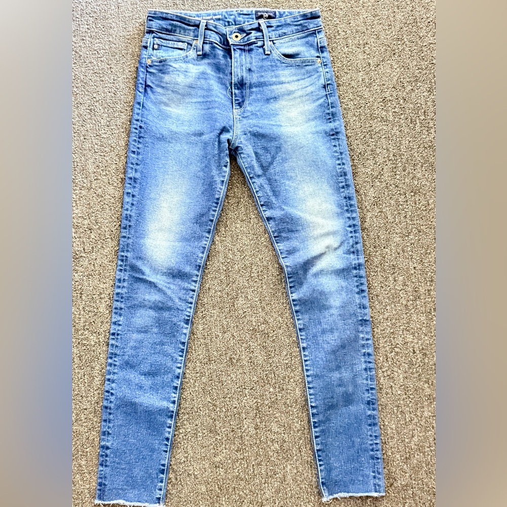 Ag Adriano Goldschmied Indigo Denim Jeans